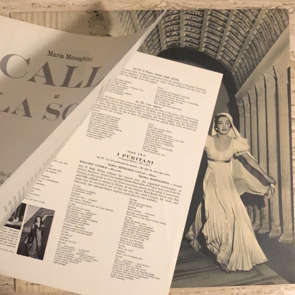 Maria Meneghini Callas at La Scala Vinyl Lp - Picture 3 of 9